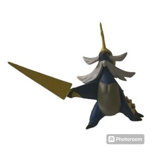 Japan Nintendo BANDAI Pokemon Samurott Soft Figure Toy